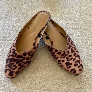 Banana Republic Animal Print Mule Slides - Sz 6